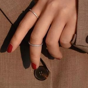 New s925 Silver Stackable Eternity Ring